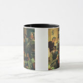 Familiepartij, Koekende steaks Drink bier Mok (Midden)