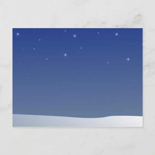 Familiepartij Save the Date Winter Aankondigingskaart (Achterkant)