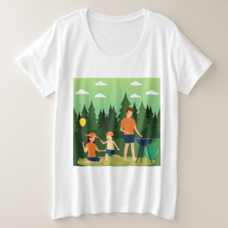FAMILIEPICKNICK GROTE MAAT T-SHIRT