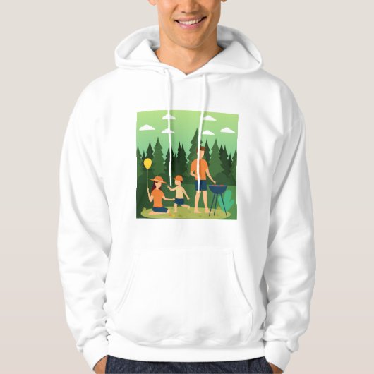 FAMILIEPICKNICK HOODIE (Voorkant)