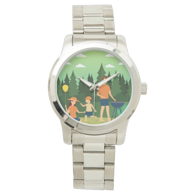 FAMILIEPICKNICK HORLOGE (Voorkant)