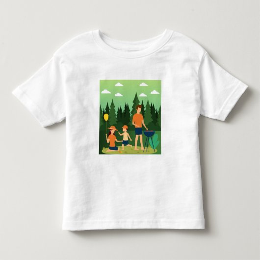 FAMILIEPICKNICK KINDER SHIRTS (Voorkant)