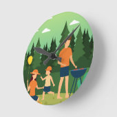 FAMILIEPICKNICK RONDE KLOK (Hoek)