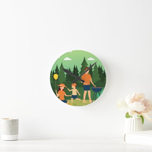 FAMILIEPICKNICK RONDE KLOK (Huis)