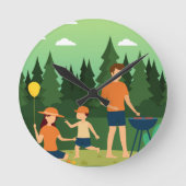 FAMILIEPICKNICK RONDE KLOK (Voorkant)