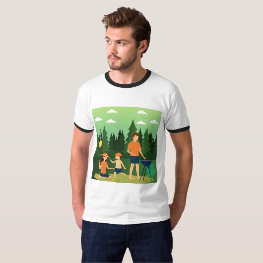 FAMILIEPICKNICK T-SHIRT (Voorkant volledig)