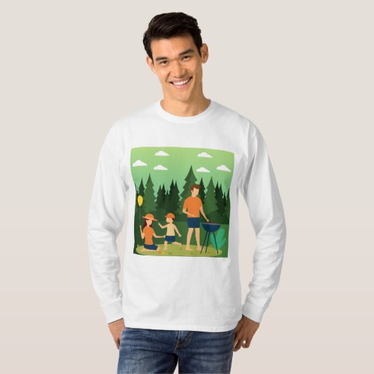 FAMILIEPICKNICK T-SHIRT (Voorkant volledig)