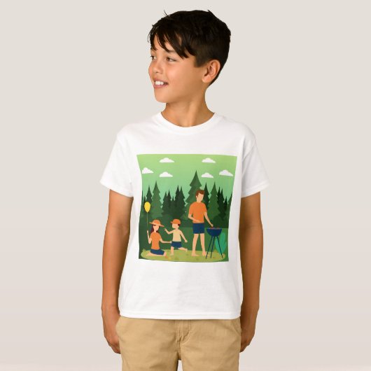 FAMILIEPICKNICK T-SHIRT (Voorkant volledig)