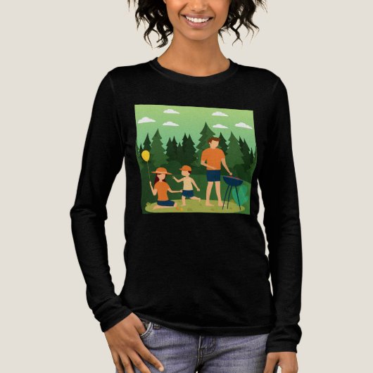 FAMILIEPICKNICK Tri-Blend SHIRT (Voorkant)
