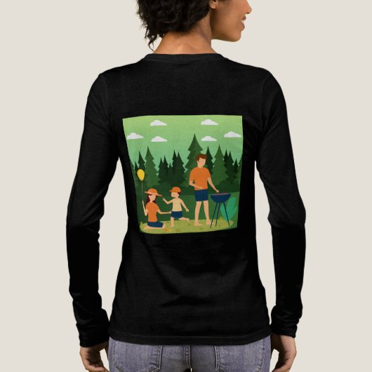 FAMILIEPICKNICK Tri-Blend SHIRT (Achterkant)