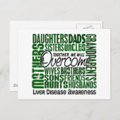 Familieplek Leverziekte Briefkaart (Voorkant / Achterkant)