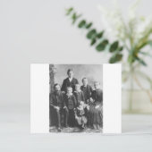 Familieportret 1900 briefkaart (Staand voorkant)