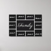 Familieportret Canvas Afdruk (Voorkant)