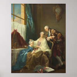Familieportret - François-Hubert Drouais Fine Art Poster