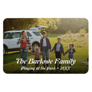 Familieportret herinneringen (4 "x6") Fotomagneet Magneet