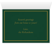 Familieportret Kerst Kaart (Binenzijde Horizontaal (Onderkant))