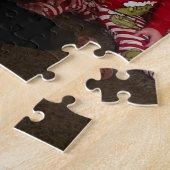 Familieportret met naam legpuzzel (Zijkant)