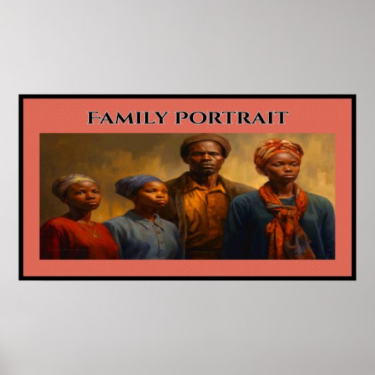 Familieportret Poster (Voorkant)