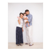 Familieportret Premium Satijn Fotoprint Foto Afdruk (Voorkant)