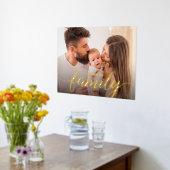  familieportret Real Gold-script Folie Afdrukken (Laag (Keuken))