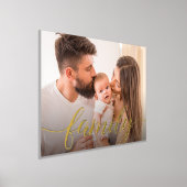  familieportret Real Gold-script Folie Afdrukken (Laagn)