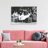 Familieportret van de auteur Leo N. Tolstoy Canvas Afdruk (Insitu (Woonkamer))
