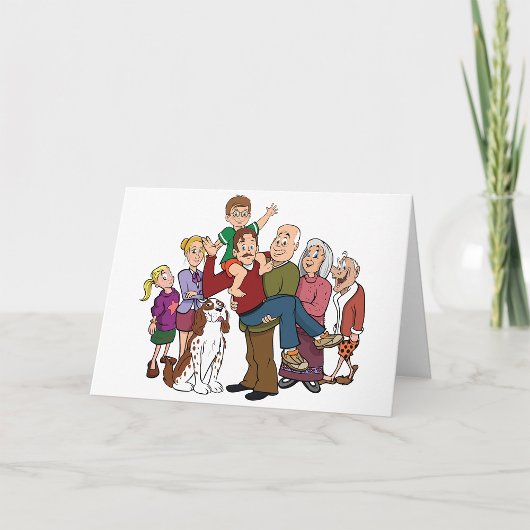 Familieportret Wenskaarten Kaart