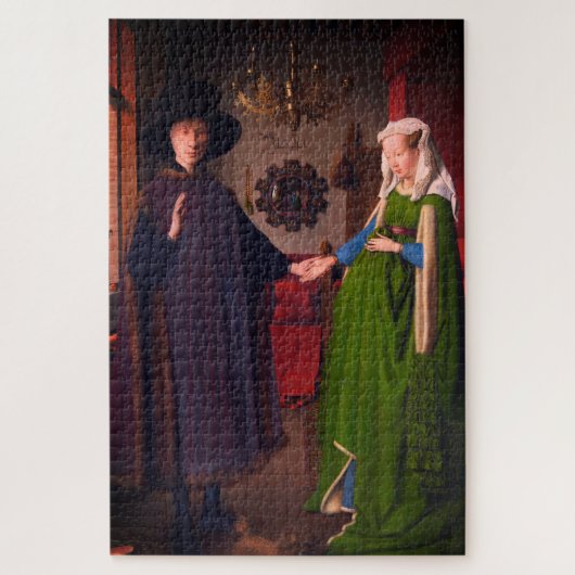 Familierapportret Jan Van Eyck - Arnolfini Legpuzzel (Verticaal)