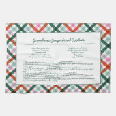 Familierecept Geschenk Kerst Theedoek (Horizontaal)