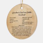 Familierecept Kerstversiering Keramisch Ornament (Links)