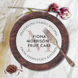 Familierecepten Bourgondisch Kerstfeest Papieren Bordje