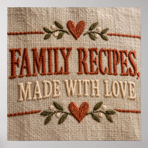 Familierecepten, Met Liefde Gemaakt Poster