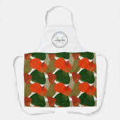 Familierecepten Monogram Abstracte Kerst Schort (Voorkant)