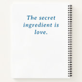 familiereceptenboek notitieboek (Achterkant)