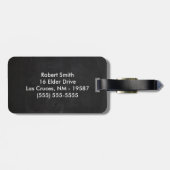 Familieregels Achternaam Gepersonaliseerd Bagagela Bagagelabel (Achterkant horizontaal)