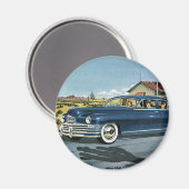  familiereis, laatste-kantsgasstation magneet (Voorkant / Achterkant)