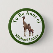 Familierelatie Diersoorten Ronde Button 5,7 Cm (Voorkant)