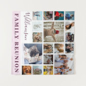 Familiereünie 18 Fotocollage Wandkleed (Voorkant (horizontaal))