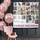 Familiereünie 18 Fotocollage Wandkleed