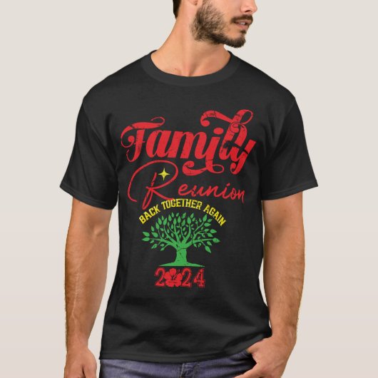 Familiereünie 2024 weer bij elkaar passend t-shirt (Voorkant)