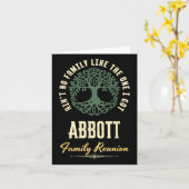 Familiereünie 2025 bijpassend ontwerp - Abbott - C Kaart (Gele Bloem)