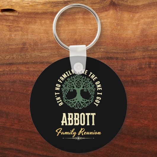 Familiereünie 2025 bijpassend ontwerp - Abbott - C Sleutelhanger (Voorkant)