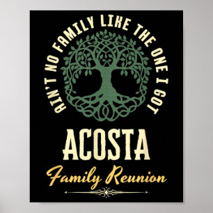 Familiereünie 2025 bijpassend ontwerp - Acosta - C Poster