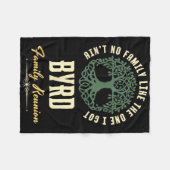 Familiereünie 2025 bijpassend ontwerp - Byrd Fleece Deken (Voorkant (Horizontaal))