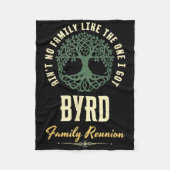 Familiereünie 2025 bijpassend ontwerp - Byrd Fleece Deken (Voorkant)