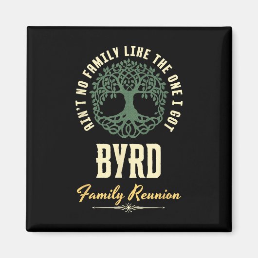 Familiereünie 2025 bijpassend ontwerp - Byrd Magneet (Voorkant)