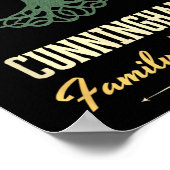 Familiereünie 2025 bijpassend ontwerp - Cunningham Poster (Hoek)