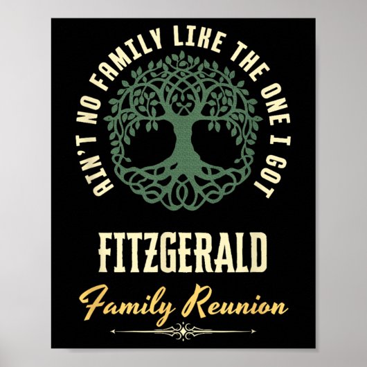 Familiereünie 2025 bijpassend ontwerp - Fitzgerald Poster (Voorkant)