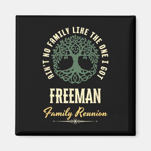 Familiereünie 2025 bijpassend ontwerp - Freeman Magneet (Voorkant)