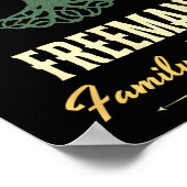 Familiereünie 2025 bijpassend ontwerp - Freeman Poster (Hoek)